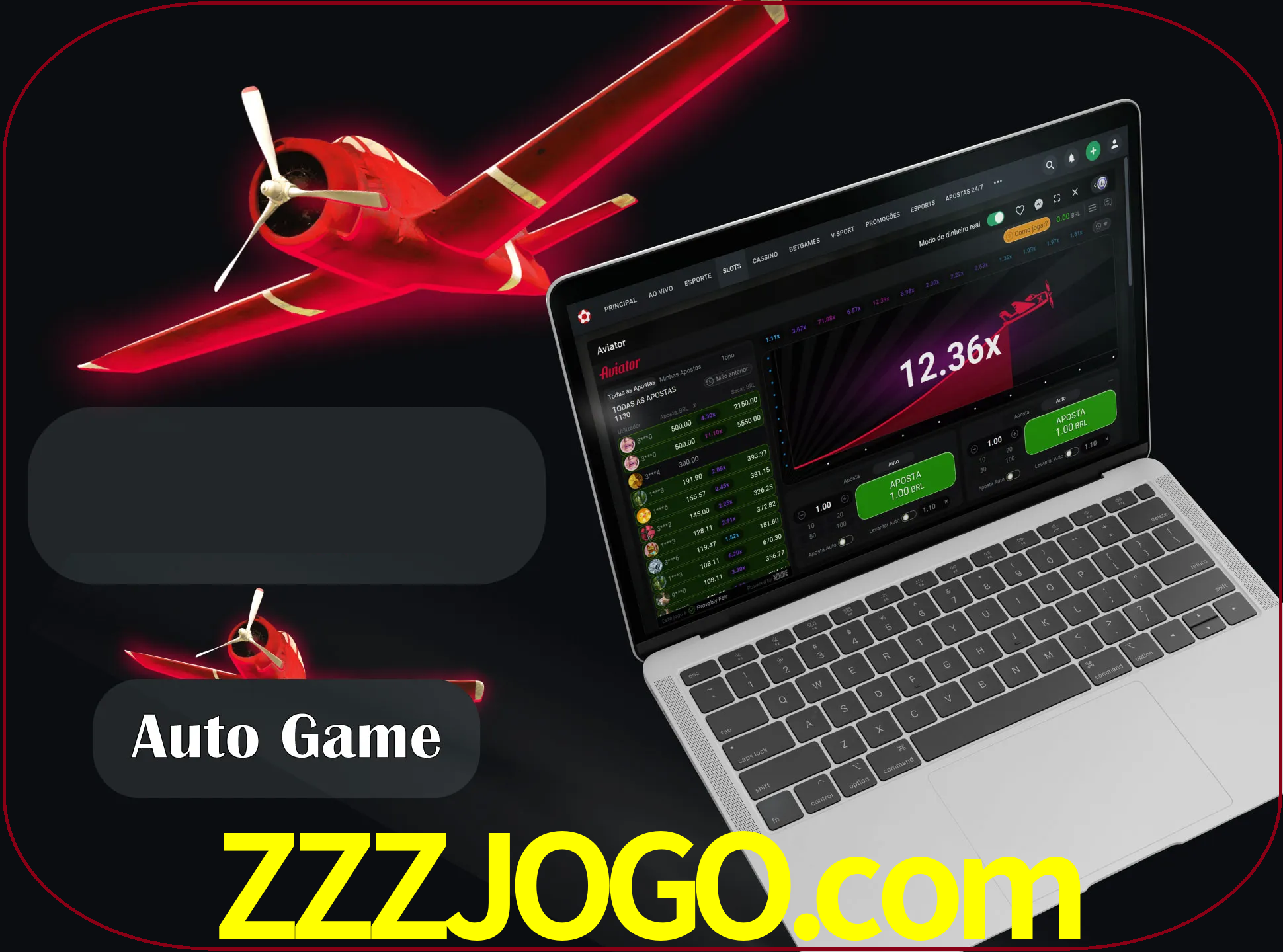 No modo automático, os jogos apostam e sacam seu dinheiro automaticamente.