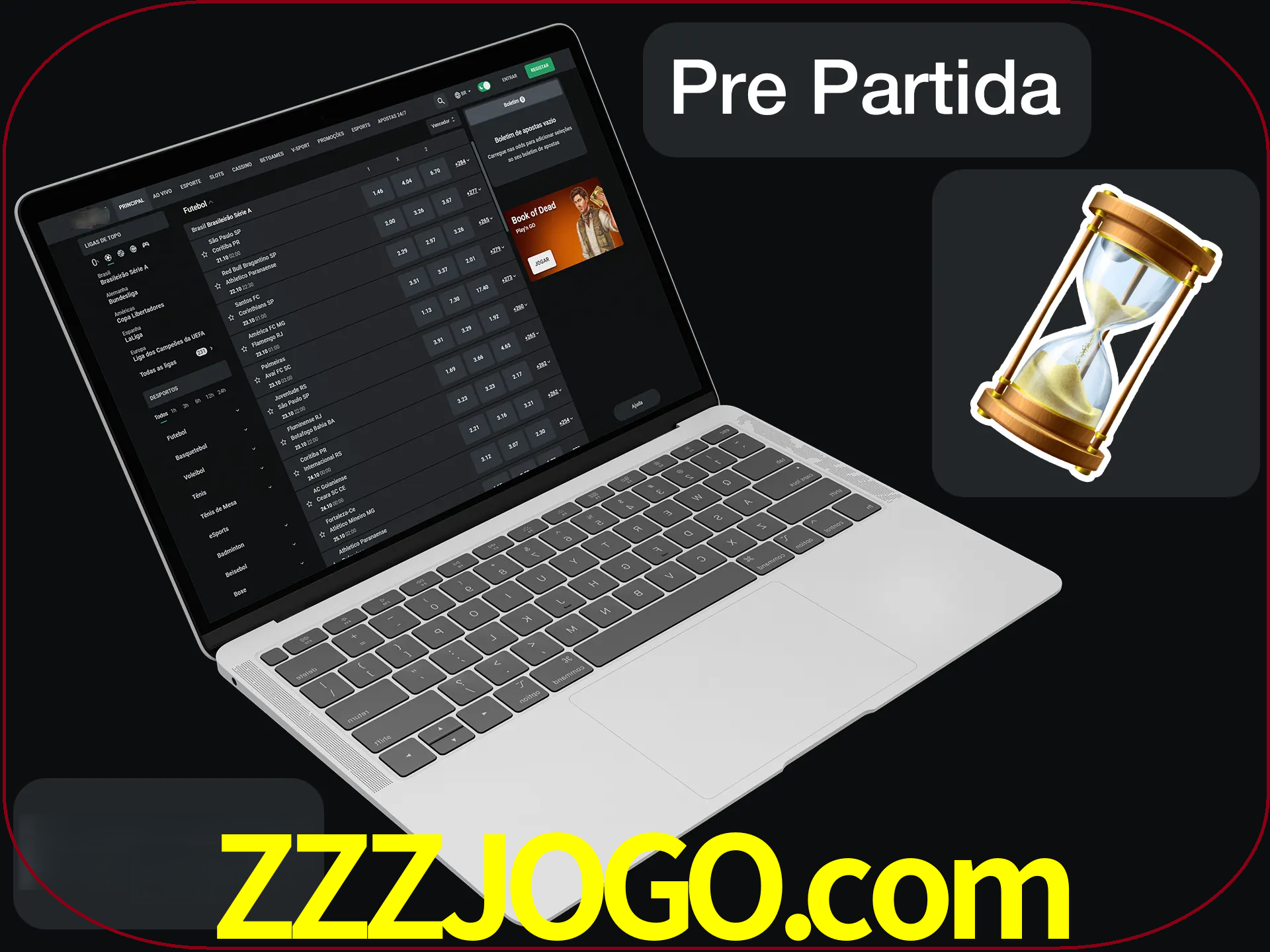 Fazer apostas em partidas futuras.