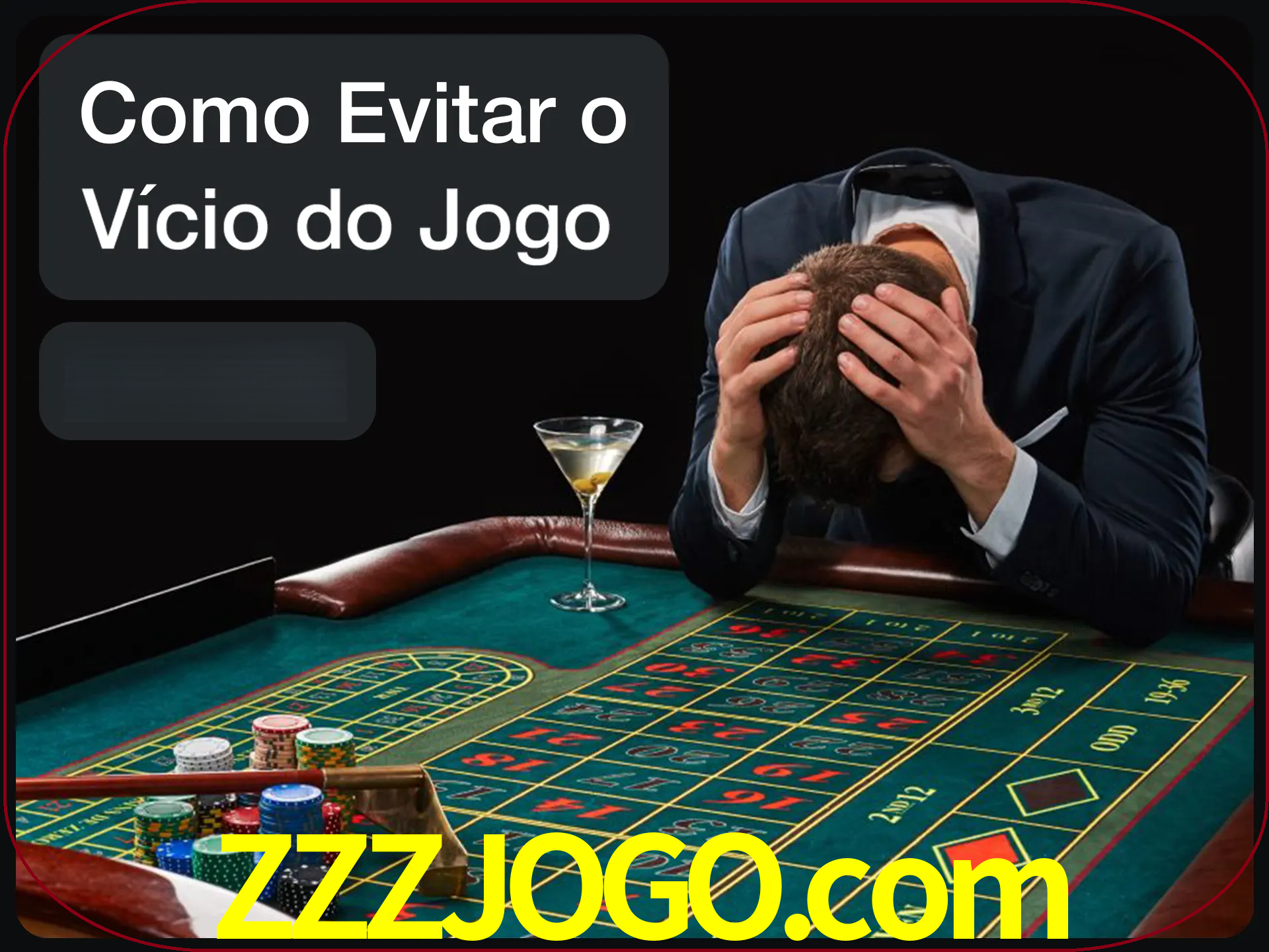 Você é responsável por cada uma de suas apostas.